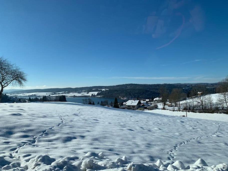 Ancienne Ferme Comtoise 4 Etoiles, 11 Personnes Lac St-Point/Mont D'Or Montperreux Buitenkant foto