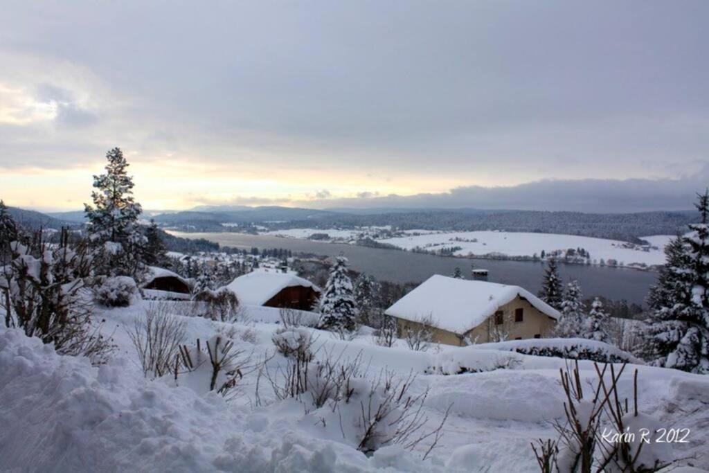 Ancienne Ferme Comtoise 4 Etoiles, 11 Personnes Lac St-Point/Mont D'Or Montperreux Buitenkant foto